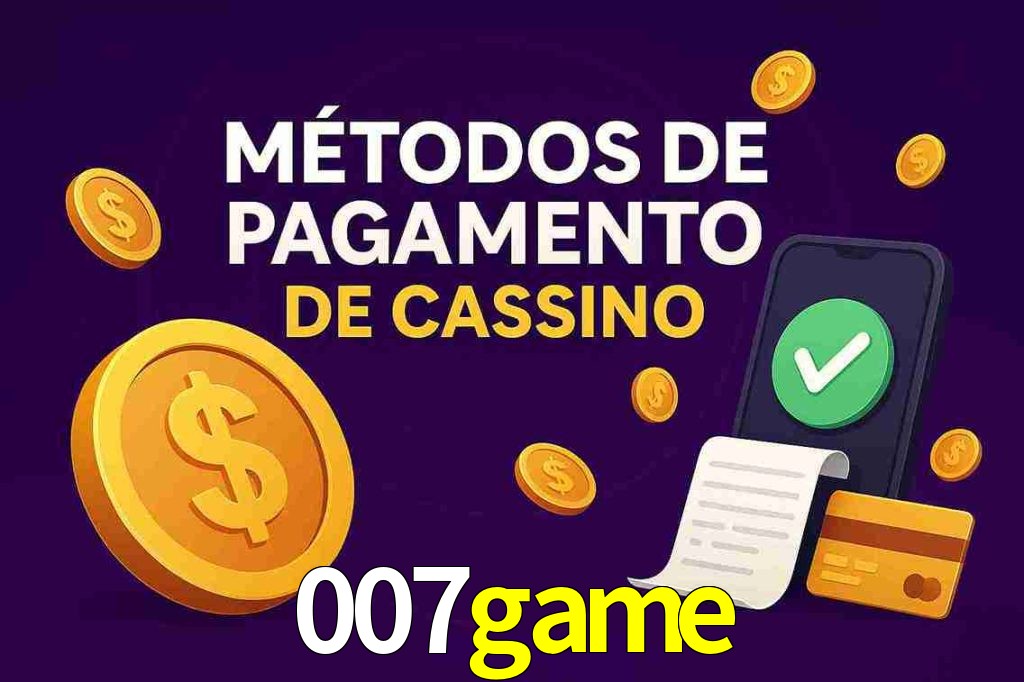 Métodos de Pagamento no 007game